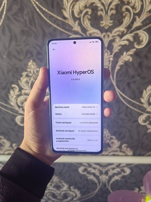 Redmi not 13 6/128gb radnoy sotiladi 100$ boliwi kami yo obmen yo