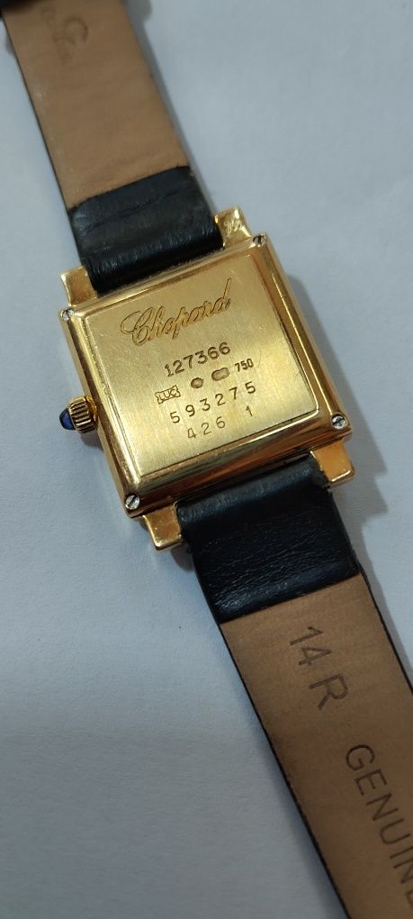 Ръчен дамски часовник Chopard златен 18к