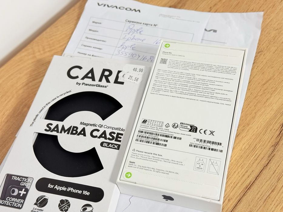 iPhone 16e 2 години гаранция!!!