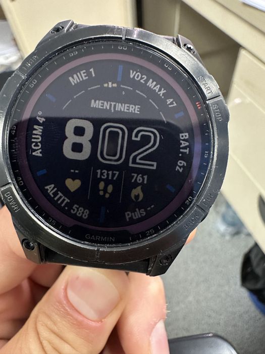 Ceas Garmin Fenix 7 Sapphire Solar
