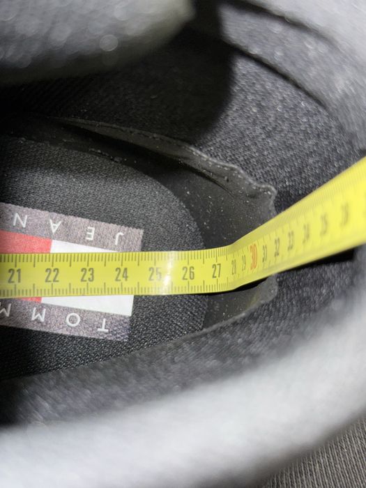 Tommy Jeans Lace Up Boot bocanci piele neagra marimea 42 noi originali