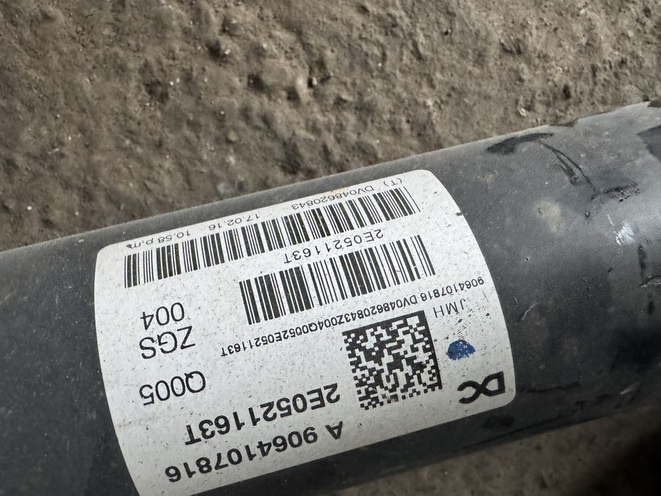 Cardan complet mercedes sprinter 2016 2.2 cutie automata