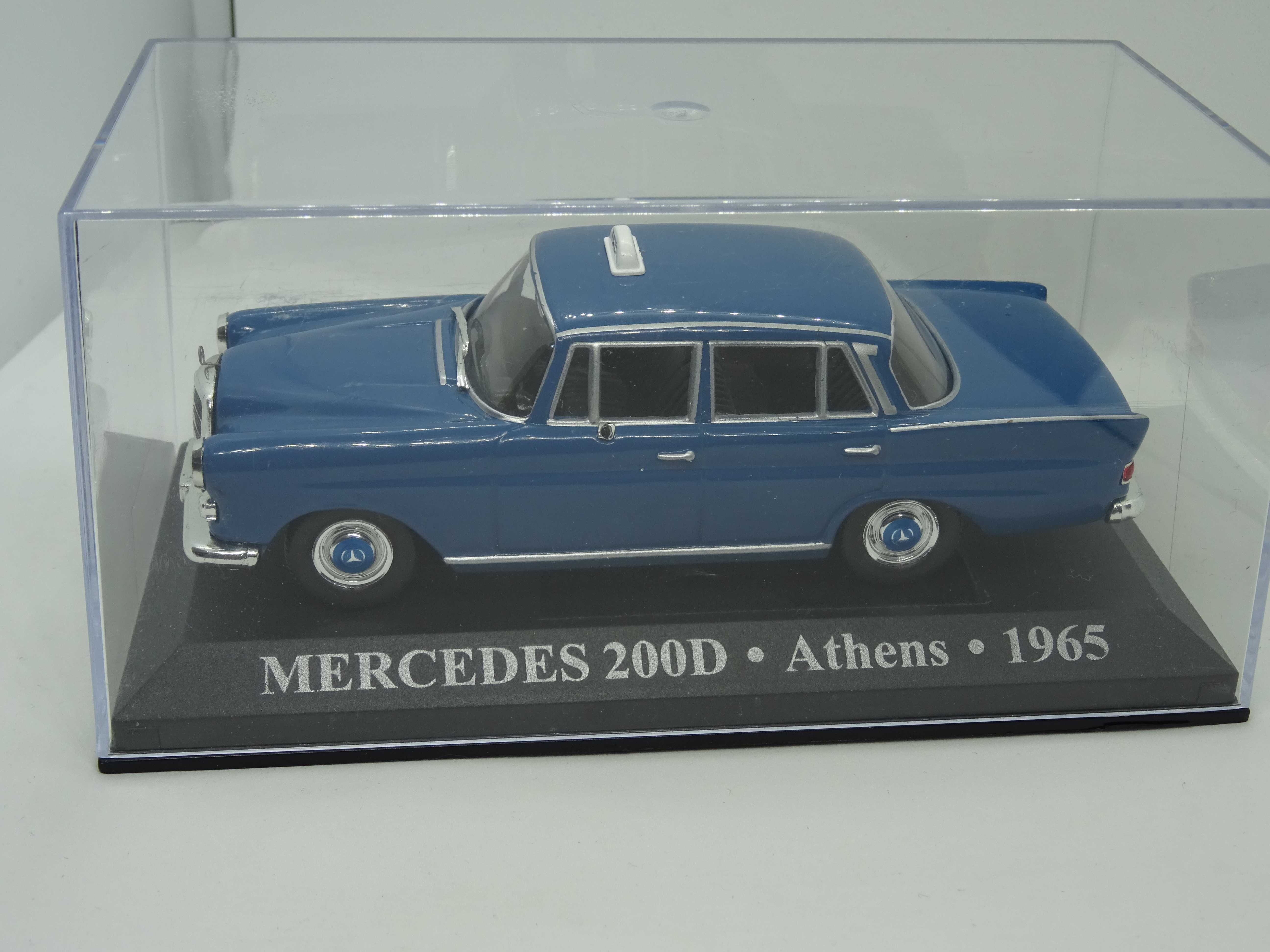 Macheta Mercedes 200D Athens Taxi 1965 Altaya 1:43