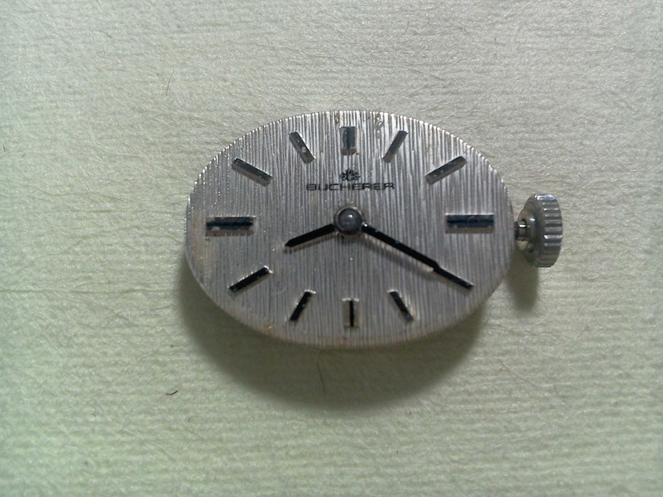 Ceas Elvetian vintage mecanic -Bucherer - carcasa, brățara argint 925