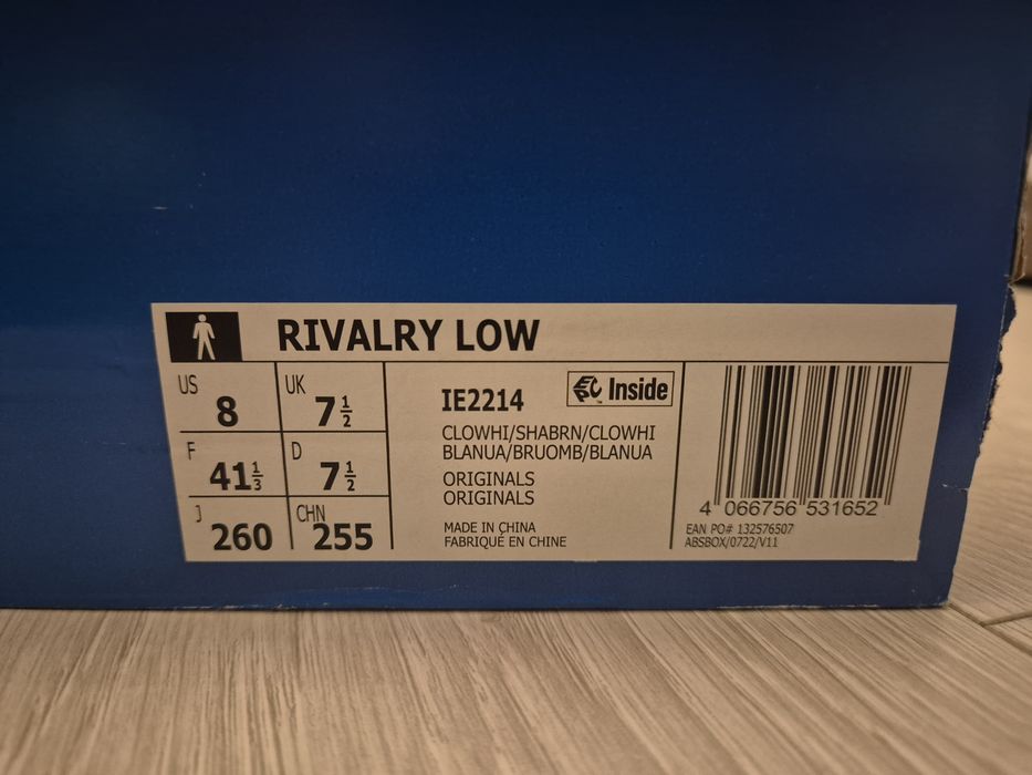 Adidas Rivalry Low 41,5 (8US)