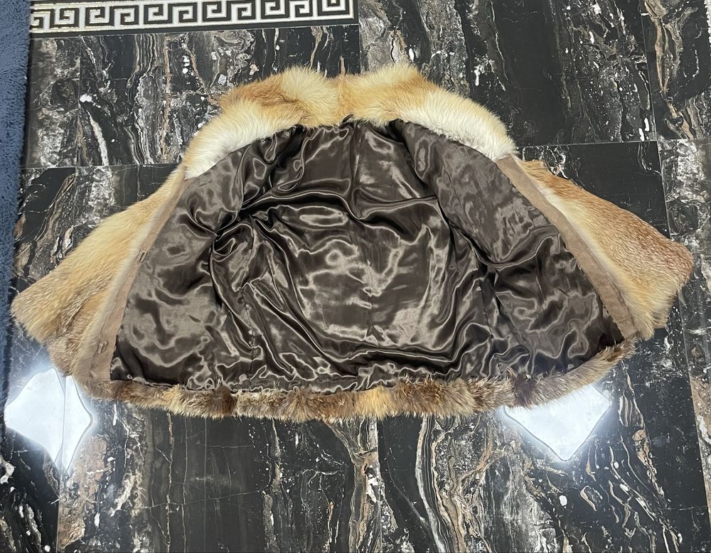 Blana naturala de vulpe roscata