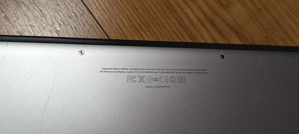 MacBook Pro Late 2011 A1286 SSD 16 GB RAM