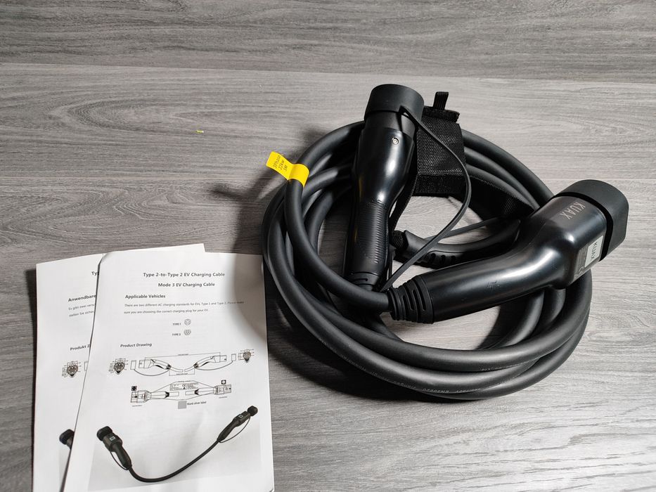 ПРОМО ! KUAX Type 2 to Type 2 кабел за зареждане на коли / автомобили