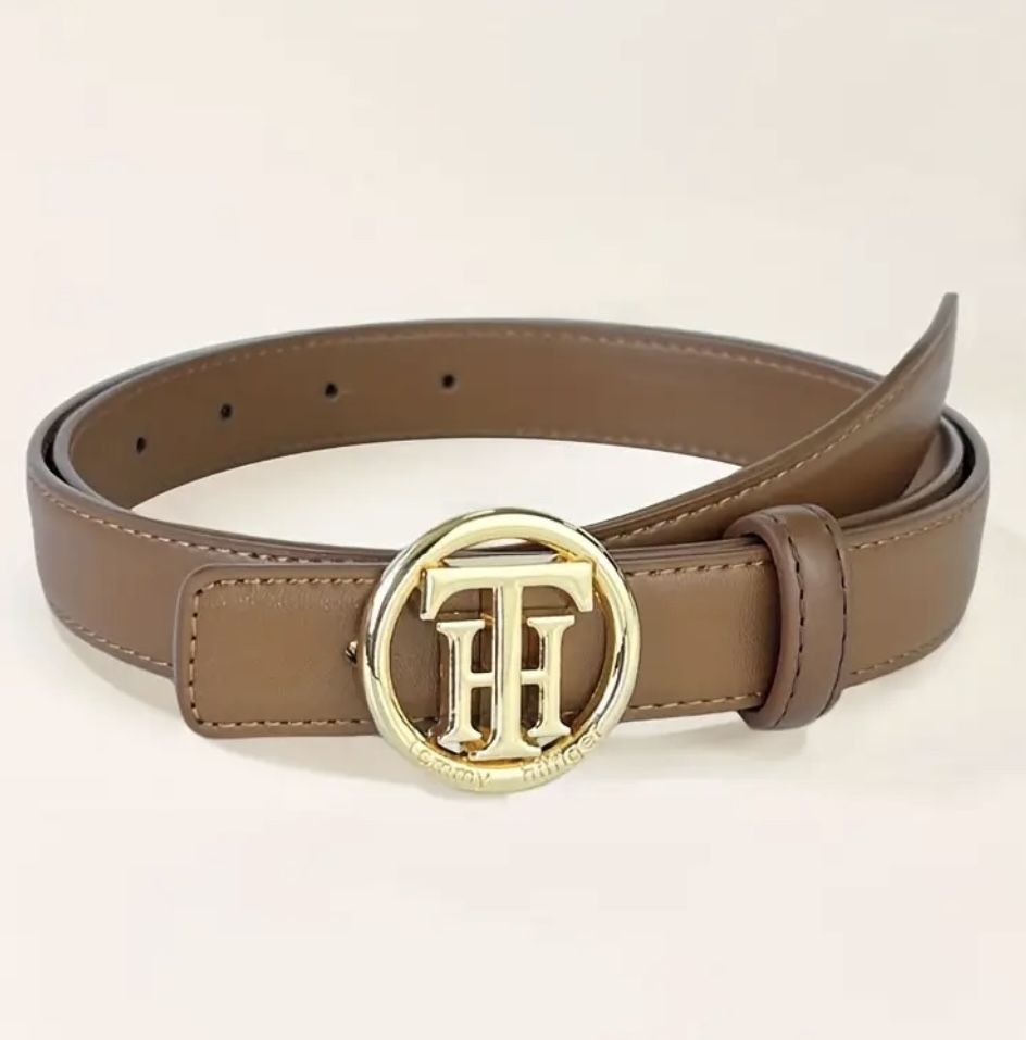 кафяв Кожен колан tommy hilfiger