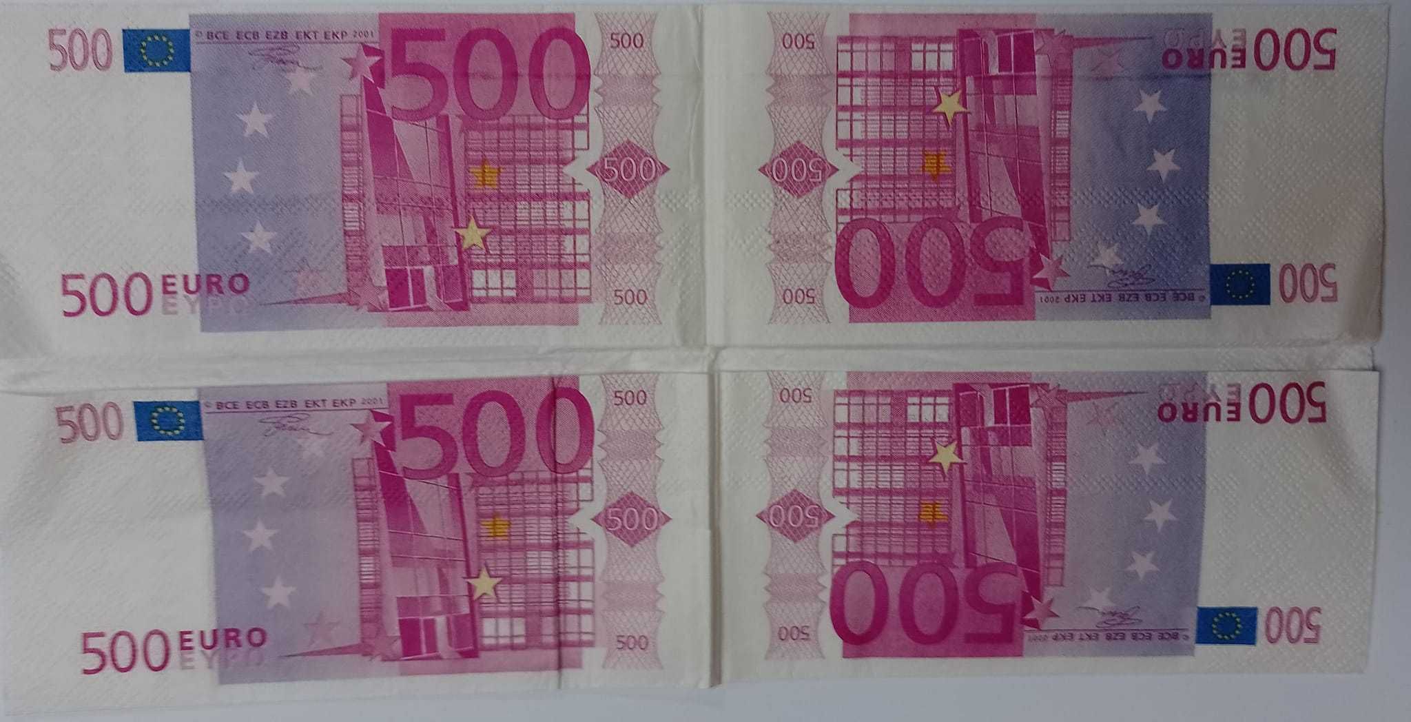500 EUR евро салфетка
