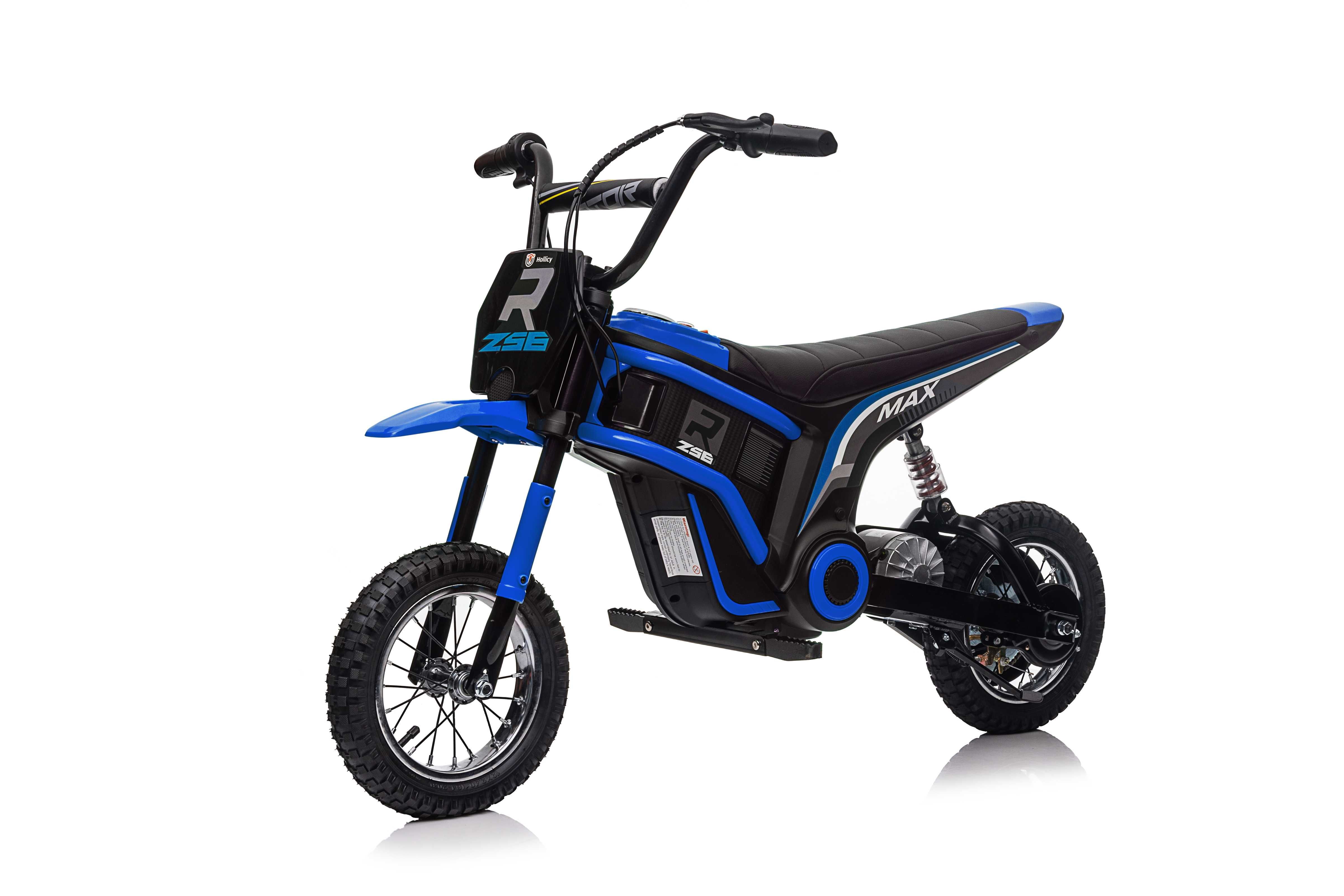Motocicleta electrica Kinderauto Enduro 350W 24V, roti gonflabile Blue