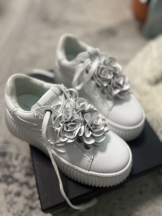 Дамски кожени маратонки karl lagergeld 35 размер