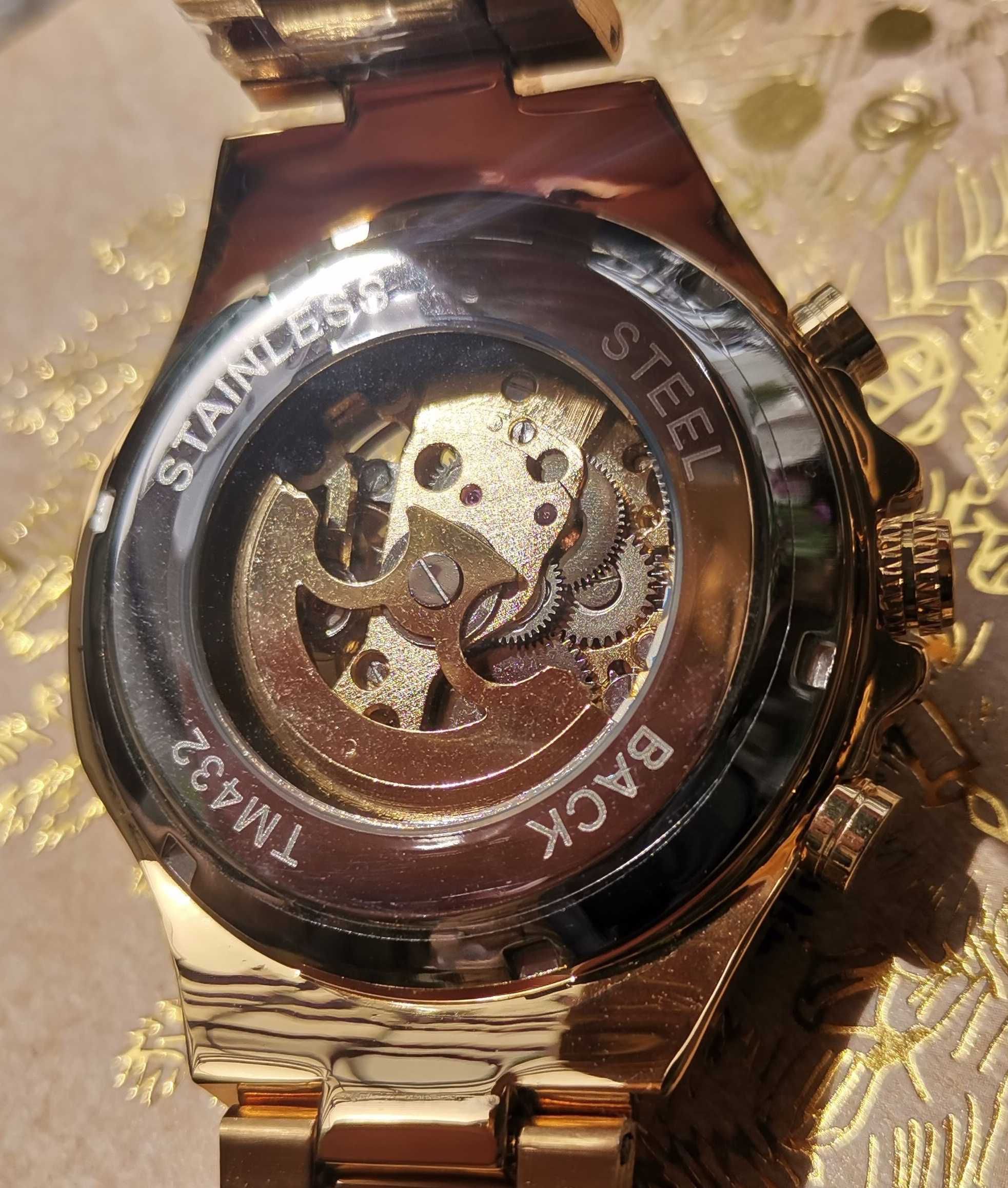 Winner Gold CH0112 Луксозен мъжки автоматичен механичен часовник
