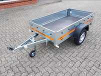 Remorca 750 kg basculabilă 201x106x32 cm