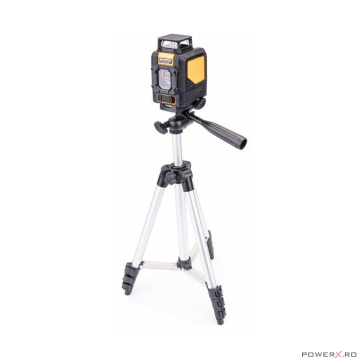 Nivela laser incrucisat, 360 grade 50 metri, trepied geanta, Powermat