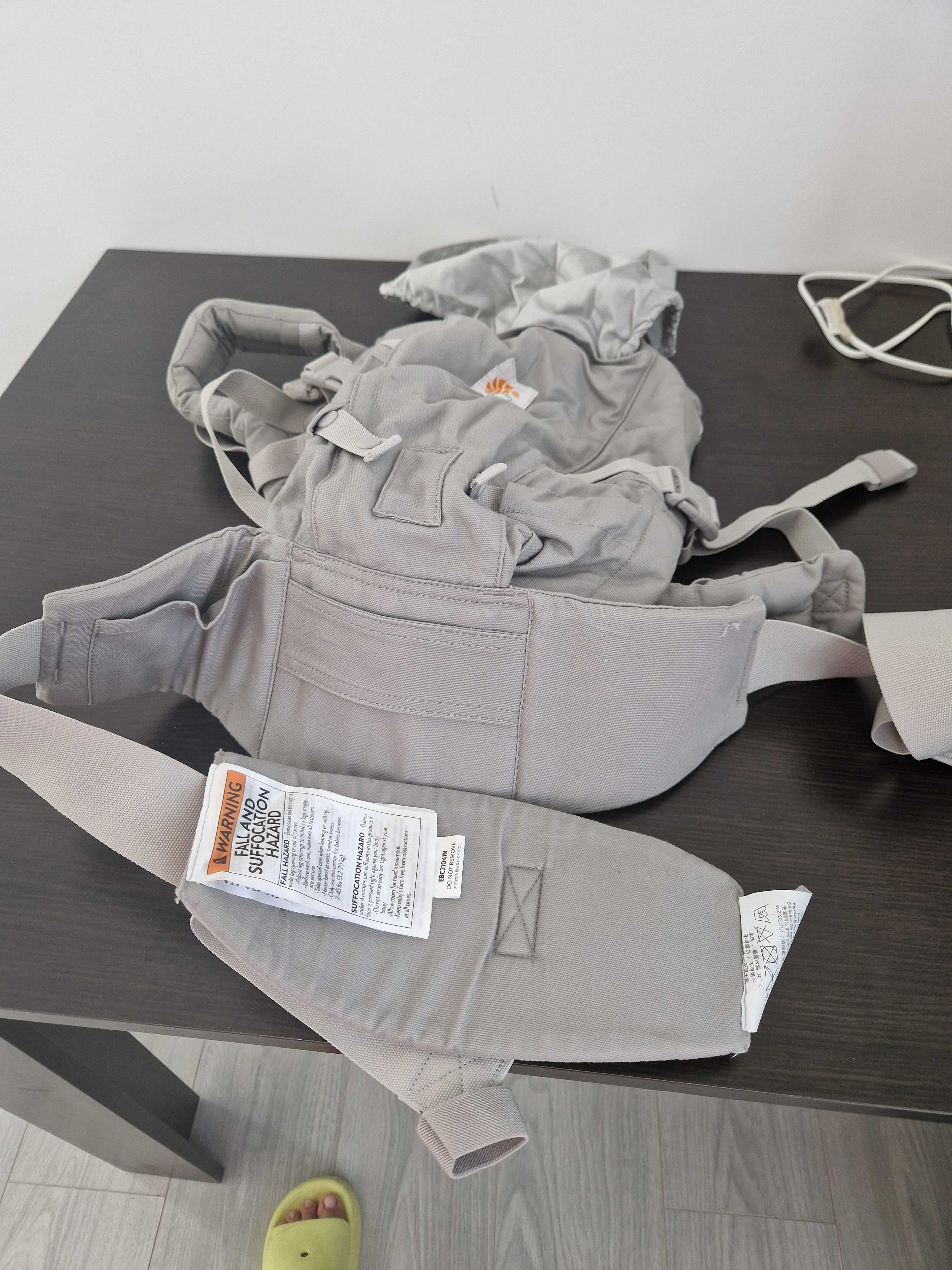 Marsupiu Ergobaby Original Adapt Grey - pana la 20 kg