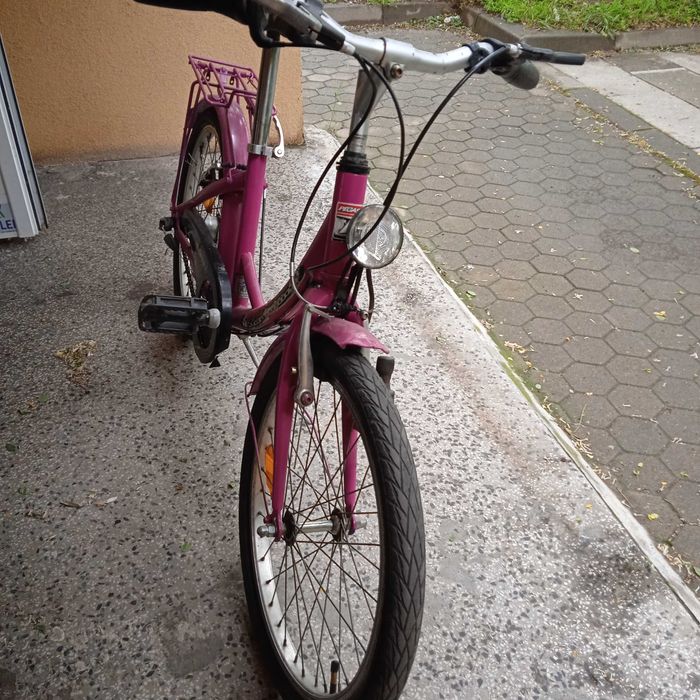 Детски велосипед за момиче 20 цола,отлично италианско Pegasus, розово