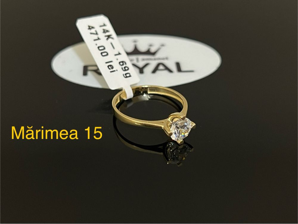 Bijuteria Royal CB : Inel dama aur 14k 1,69gr mărimea 15