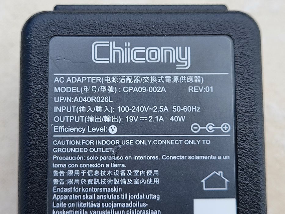 Alimentator Chicony 19V 2,1A 40W mufa 4.8x1.7mm