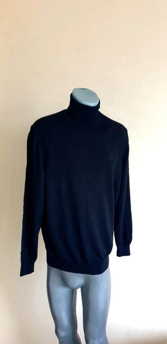 Hugo Boss Wool Knit Turtleneck Mens / L ОРИГИНАЛ! Мъжко Вълнено Поло!