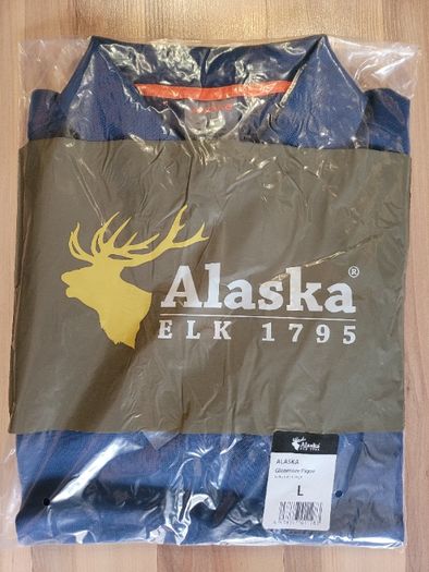 Поло ловна тениска Alaska Elk Glenmore / Нова / Синя / Размер - L