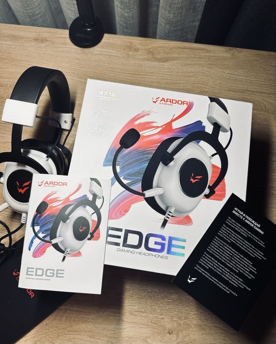 Игровые наушники Ardor Gaming EDGE (белые) СРОЧНО