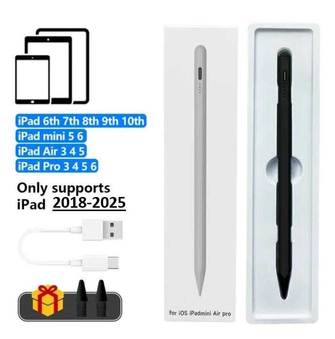 iPhone iPad Pencil 2 Стилус Магнитна Писалка Apple Pen Magnetic Stylus