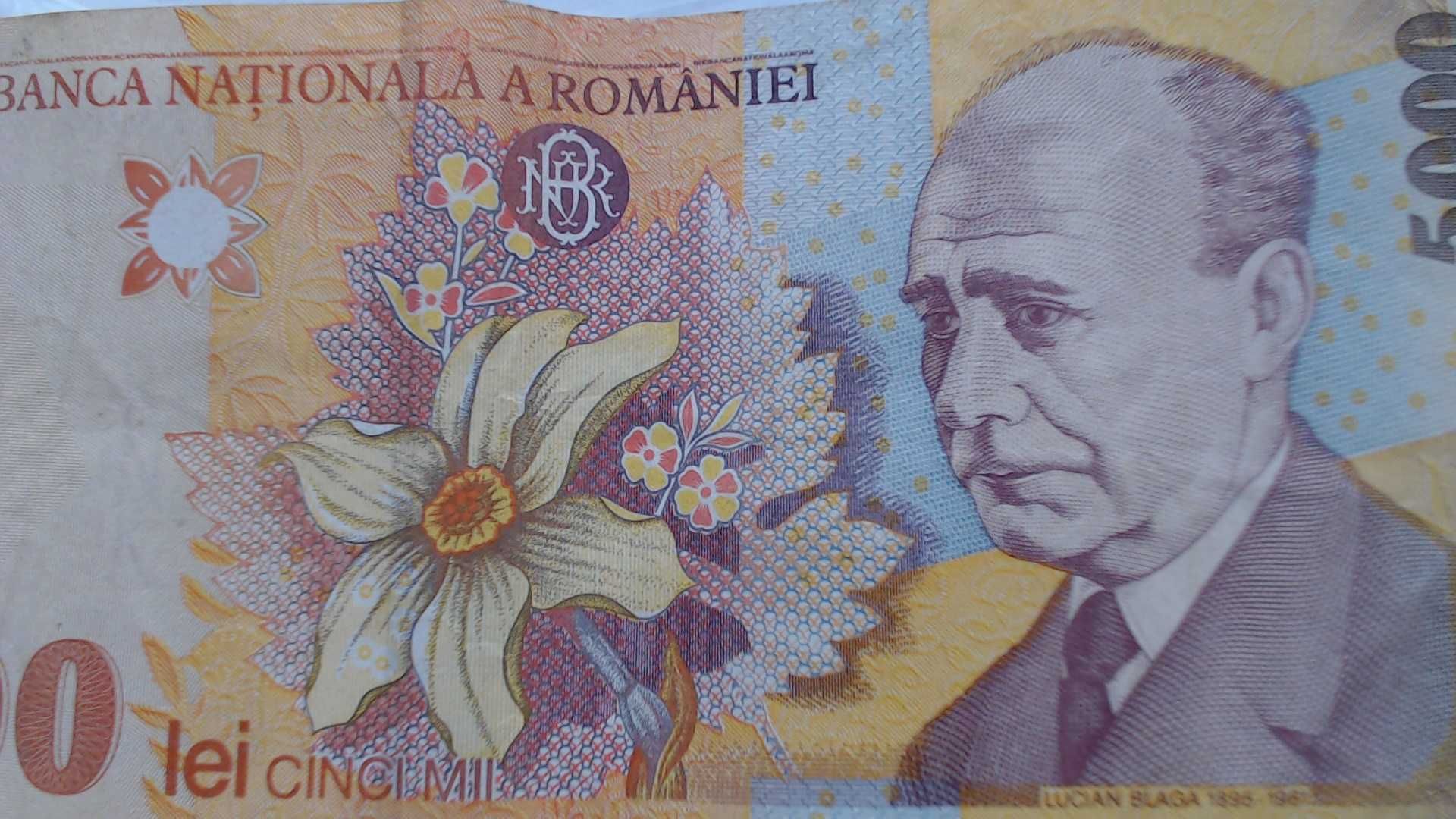 Bancnota 5000 lei BNR din 1998