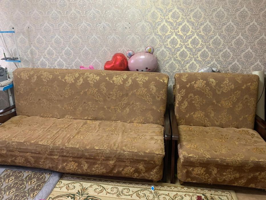 Продам диван и кресло, самовывоз
