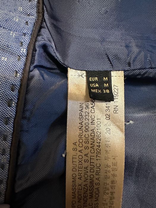 Мъжко кожено яке Massimo Dutti, Размер S