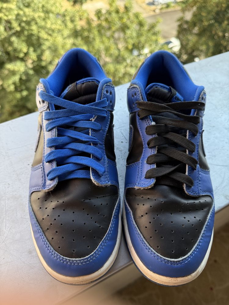 Nike Dunk Low dark blue and black