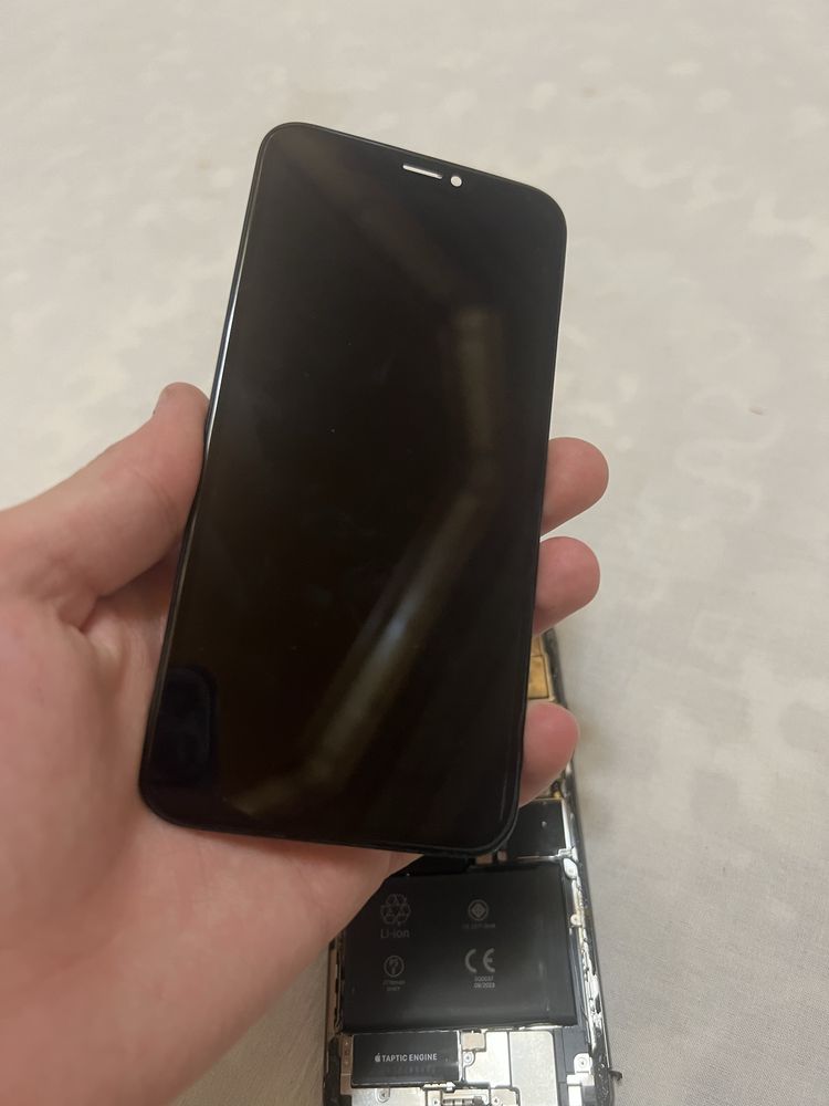 iphone x ga sensor buzulgan radnoy ekran   va orqa krishka