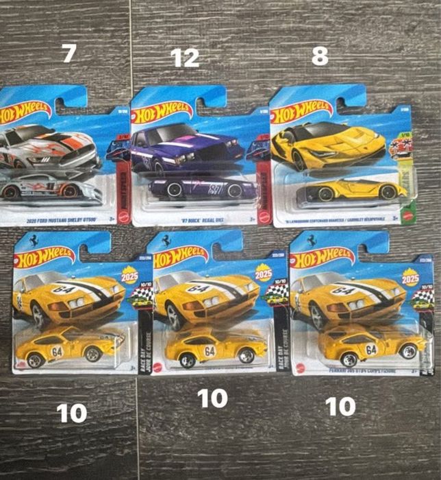 Hot wheels колички