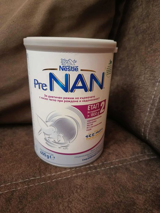 Продавам адаптирано мляко за недоносени Nestle Pre-NAN 2