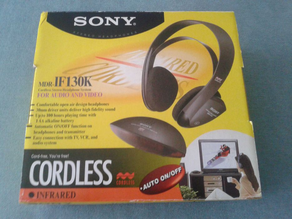 Casti Hi-Fi SONY MDR-IF130K, infrared cordless, absolut noi