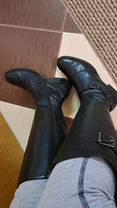 Cizme damă din piele