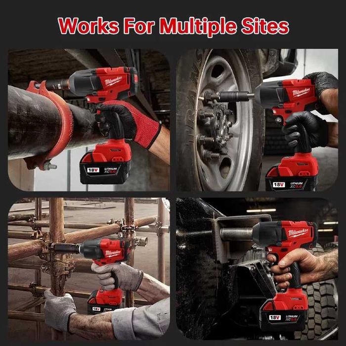 Cheie/filetanta impact pentru baterii Milwaukee