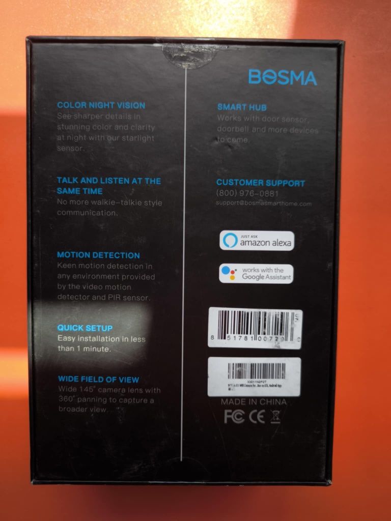 Camera 360° BOSMA X1