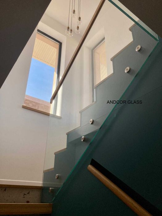 Balustrada de sticla securizata interior/exterior