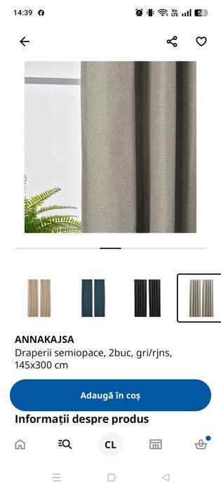 Draperii semiopace Annakjsa