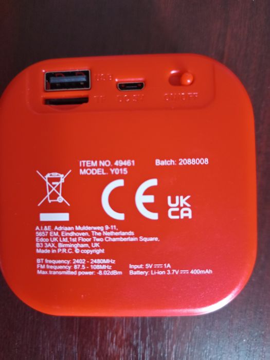 UMBRO Boxa portabila Bluetooth