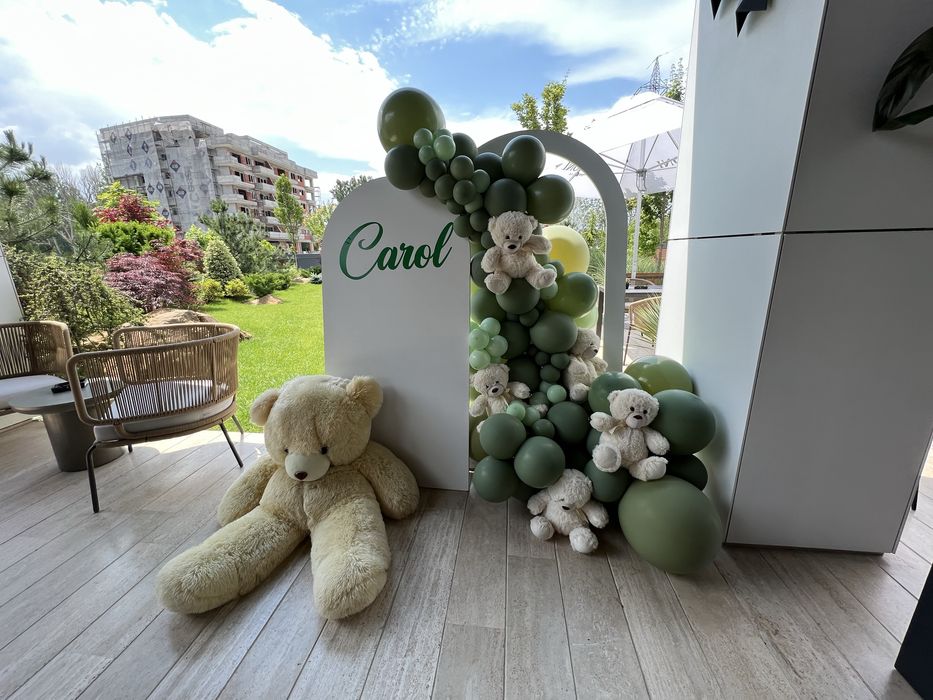 Decor BOTEZ ALL INCLUSIVE (litere volumetrice, photo corner baloane)