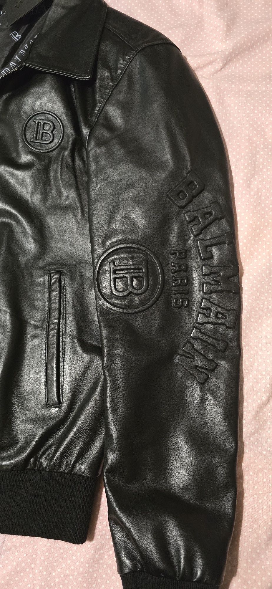 BALMAIN-Мъжко Кожено яке.
