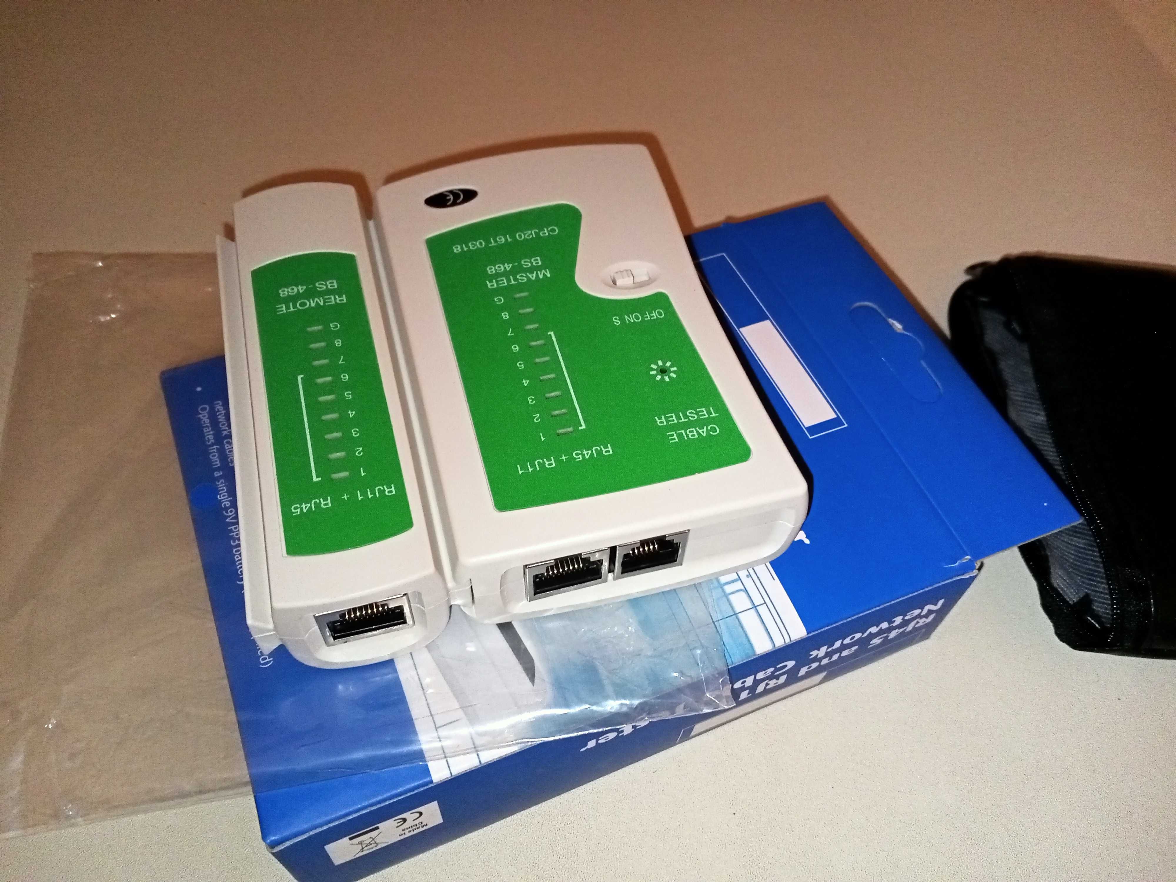 Тестер RJ45 RJ11 Network Cable Tester