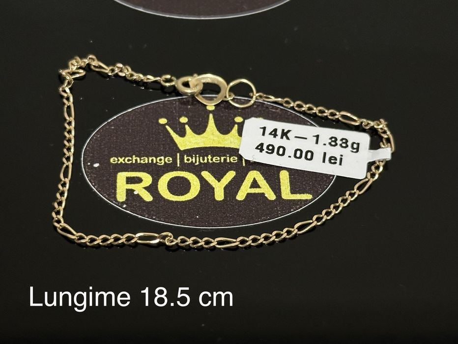 Bijuteria Royal: Bratara aur 14k/1.33 gr