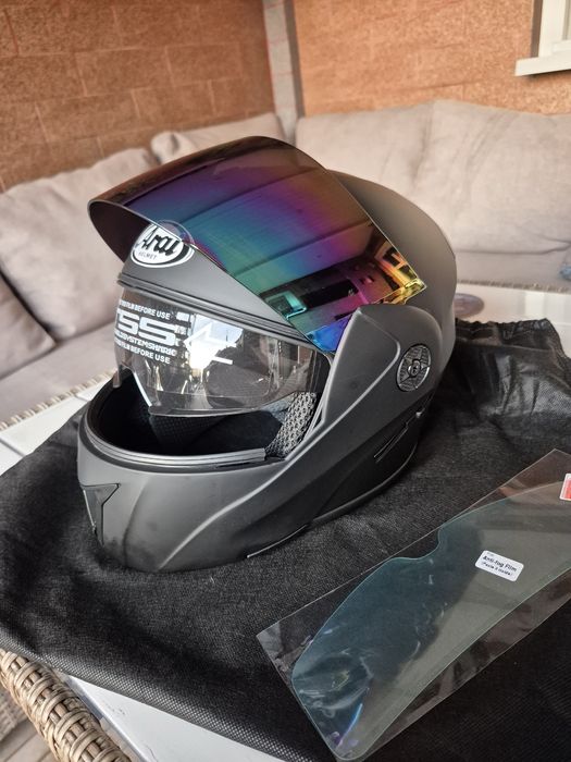 Casca moto / scuter / atv flip-up XL