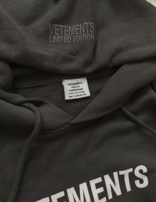 Худи Vetements limited edition