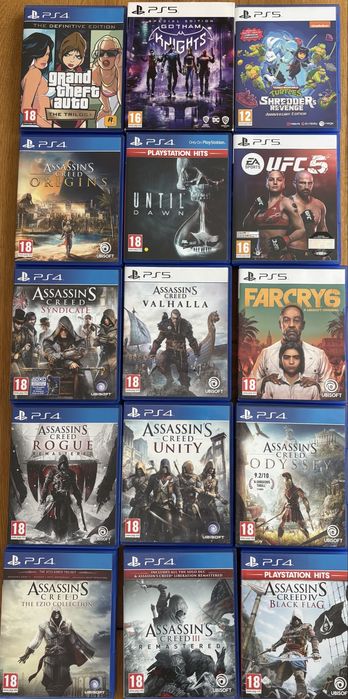 Игри за ps 4/5 всяка по 50 лв