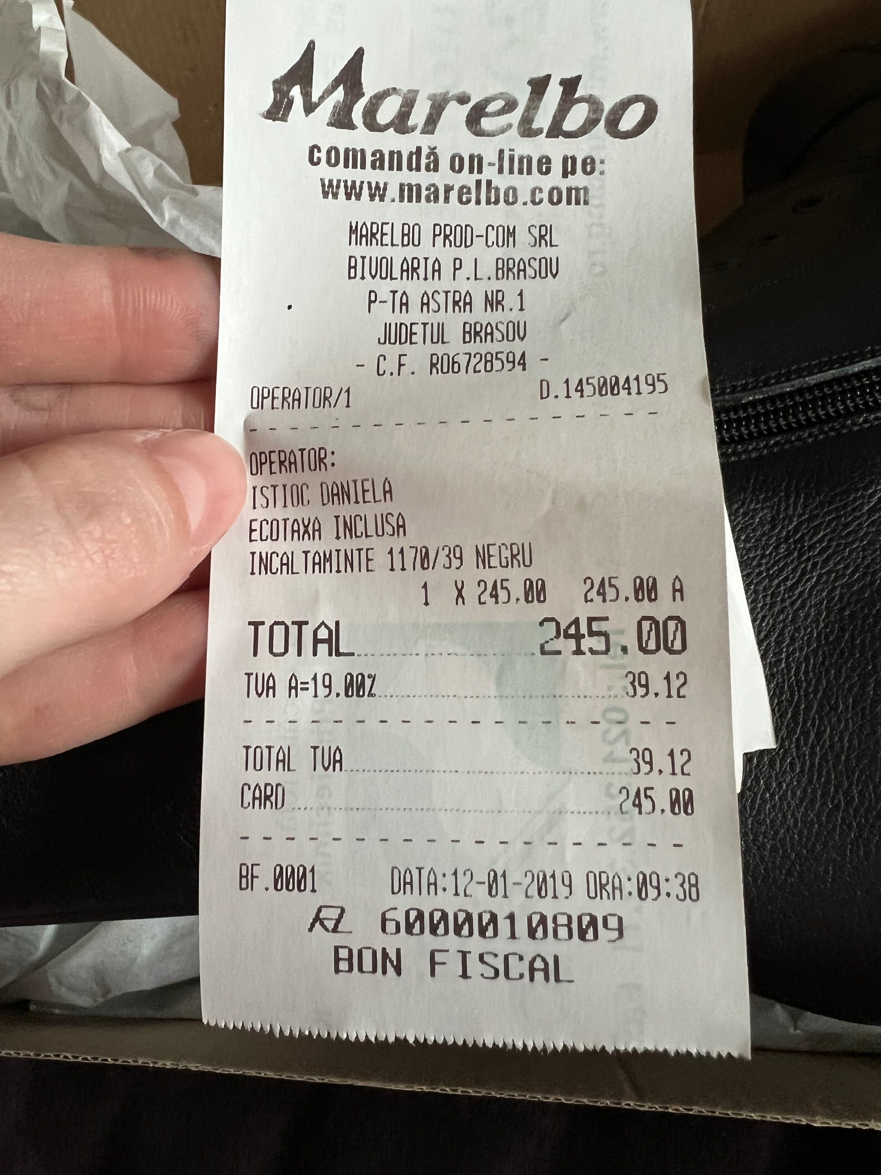 Ghete marelbo piele 100%