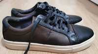 Pantofi barbati Bacco Bucci Studio Brown Leather Sneakers, 43, noi